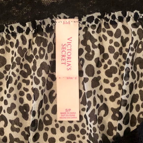 Victoria’s Secret sexy animal print halter babydoll in S/P - Picture 4 of 7